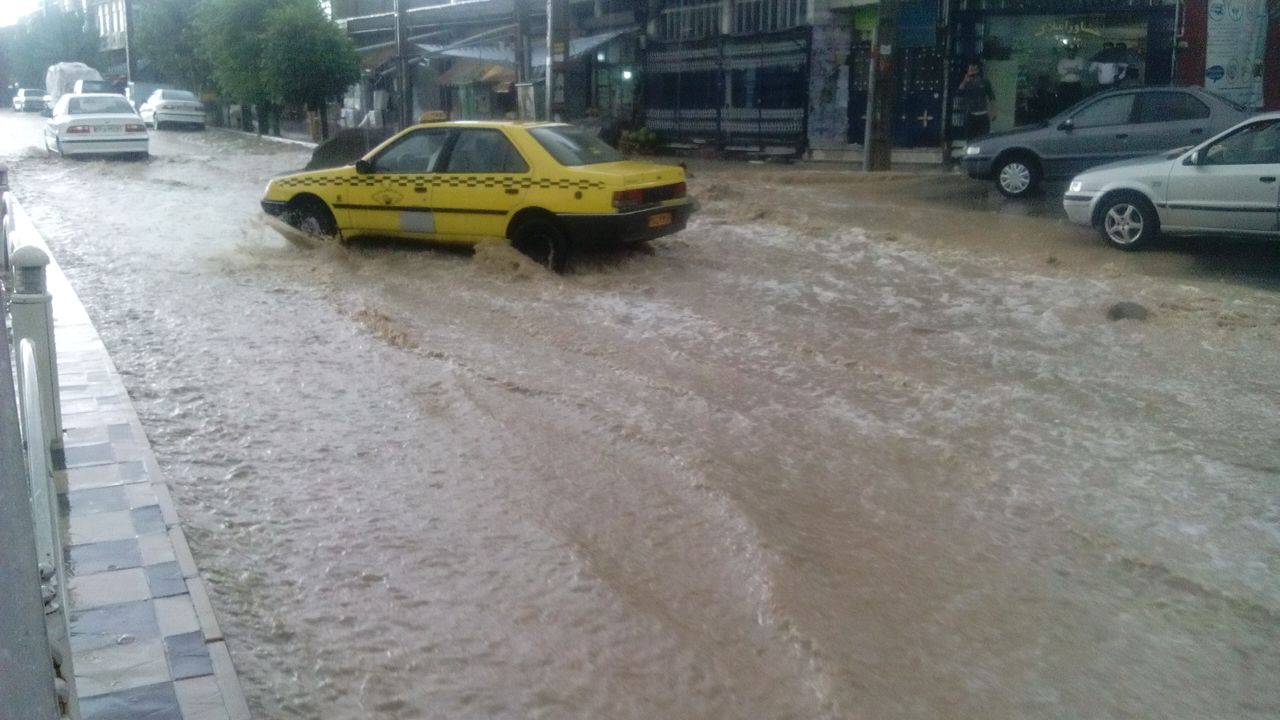 بارندگی شهر دیواندره (5)