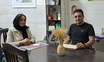 سمیه خانی نقاش دیواندره ای