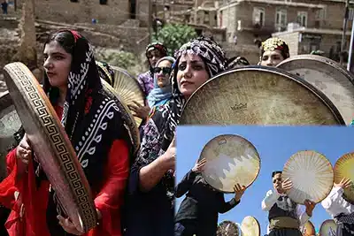 دف نوازی کردستان