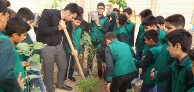مشارکت در درخت کاری