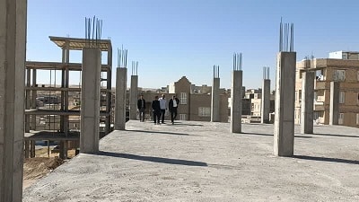 مدرسه در حال ساخت مرحومه شنیان صدری