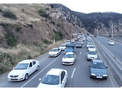تردد در جاده های کردستان